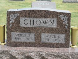 Alice Clara <I>Boswell</I> Chown 