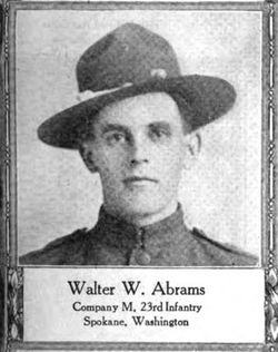 PFC Walter Wilbur Abrams 