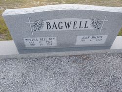Bertha Nell “B. Nell” <I>Key</I> Bagwell 