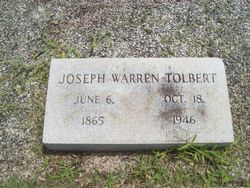 Joseph Warren “Joe” Tolbert 