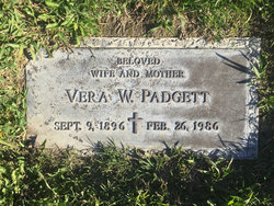 Vera Willnette <I>White</I> Padgett 