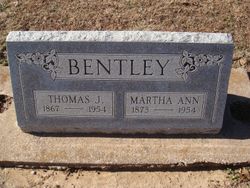 Martha Ann “Marthey” <I>Lowe</I> Bentley 