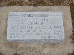 Harriett Ellen Anderson 