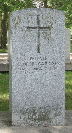 Private George Gardiner 