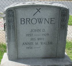 Annie M <I>Walsh</I> Browne 
