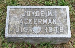 Joyce Magdelyn <I>McCarthy</I> Ackerman 