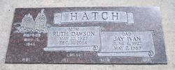 Ruth <I>Dawson</I> Hatch 