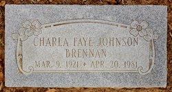 Charla Faye <I>Johnson</I> Brennan 
