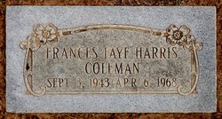 Frances Faye <I>Harris</I> Coleman 