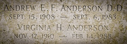 Dr Andrew Edwin Ferdinand Anderson 