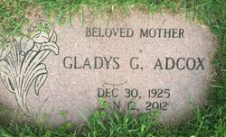 Gladys <I>Shoup</I> Adcox 