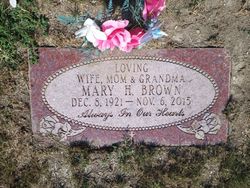 Mary Harriet <I>Wade</I> Brown 