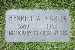 Dr Henrietta Baker <I>Donaldson</I> Grier 