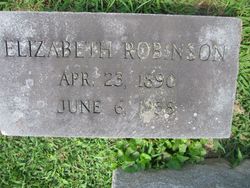 Elizabeth E. <I>Roberts</I> Robinson 