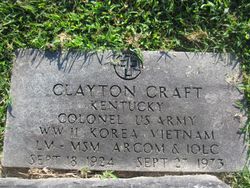 Col Clayton Craft 