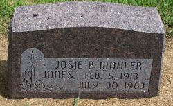 Josie Belle <I>Bailey</I> Mohler Jones 
