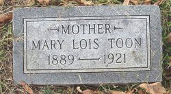 Mary Lois <I>Toon</I> Toon 
