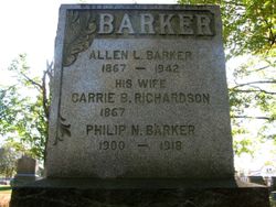 Carrie B <I>Richardson</I> Barker 