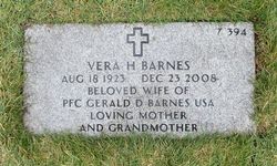 Vera H <I>Kellogg</I> Barnes 
