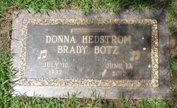 Donna Marie Brady <I>Hedstrom</I> Botz 