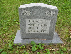 Georgia B Anderson 