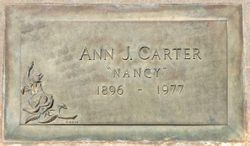 Ann Nancy <I>Jackson</I> Carter 