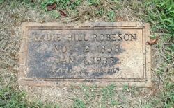 Sarah M. “Sadie” <I>Hill</I> Robeson 