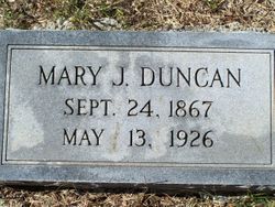 Mrs Mary Josephine <I>Chancellor</I> Duncan 