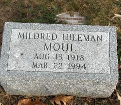 Mildred Gertrude <I>Hileman</I> Moul 