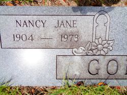 Nancy Jane <I>Gragsone</I> Gordon 