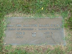 Maj Tom Carlton Allen 