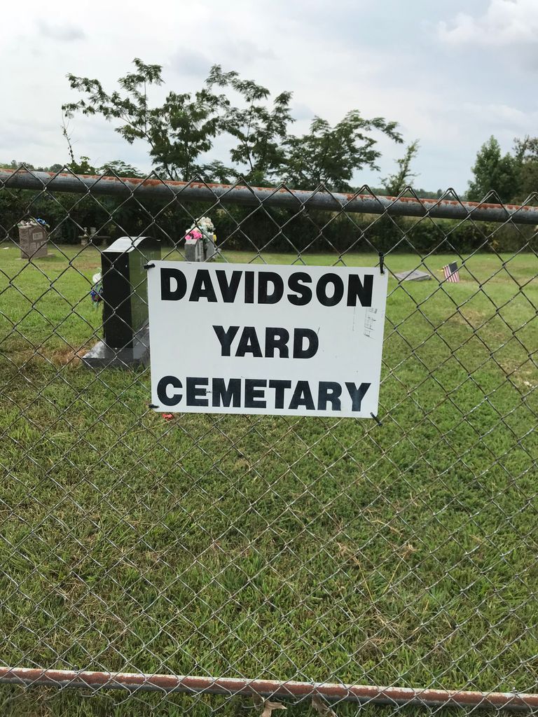 Davidson Yard Ce﻿mete﻿ry