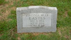 Virginia <I>Meek</I> Eastes 