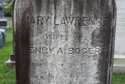 Mary Bowne <I>Lawrence</I> Bogert 