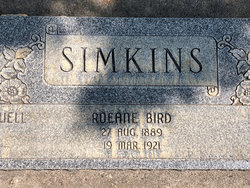 Roeane <I>Bird</I> Simkins 