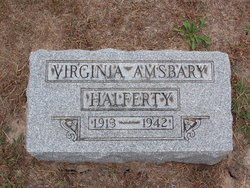Virginia Imogene <I>Amsbary</I> Halferty 
