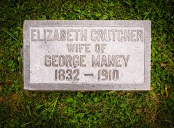 Elizabeth “Bettie” <I>Crutcher</I> Maney 