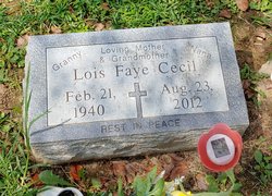 Lois Faye <I>Cunningham</I> Cecil 