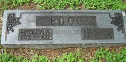 Mathilda A. <I>Schultz</I> Edge 