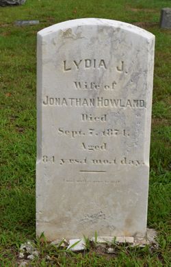 Lydia <I>Jennings (Howland)</I> Barker 