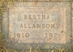 Bertha <I>Ross</I> Allanson 