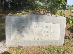 Martha <I>Phillips</I> Allen 