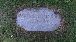 Martha Latitia <I>Baldwin</I> Cook 