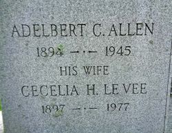 Cecelia H <I>LeVee</I> Allen 