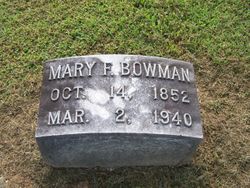 Mary Florence <I>Funk</I> Bowman 