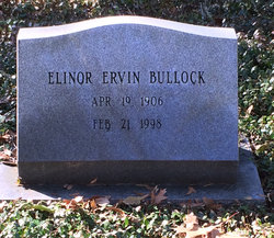 Elinor <I>Ervin</I> Bullock 