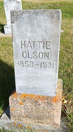 Hattie <I>Thorson</I> Olson 