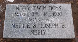 Infant Twin Boy 1 Neely 