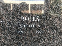 Shirlee Ann <I>Wilson</I> Boles 
