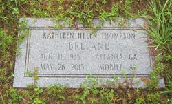 Kathleen Helen <I>Thompson</I> Breland 